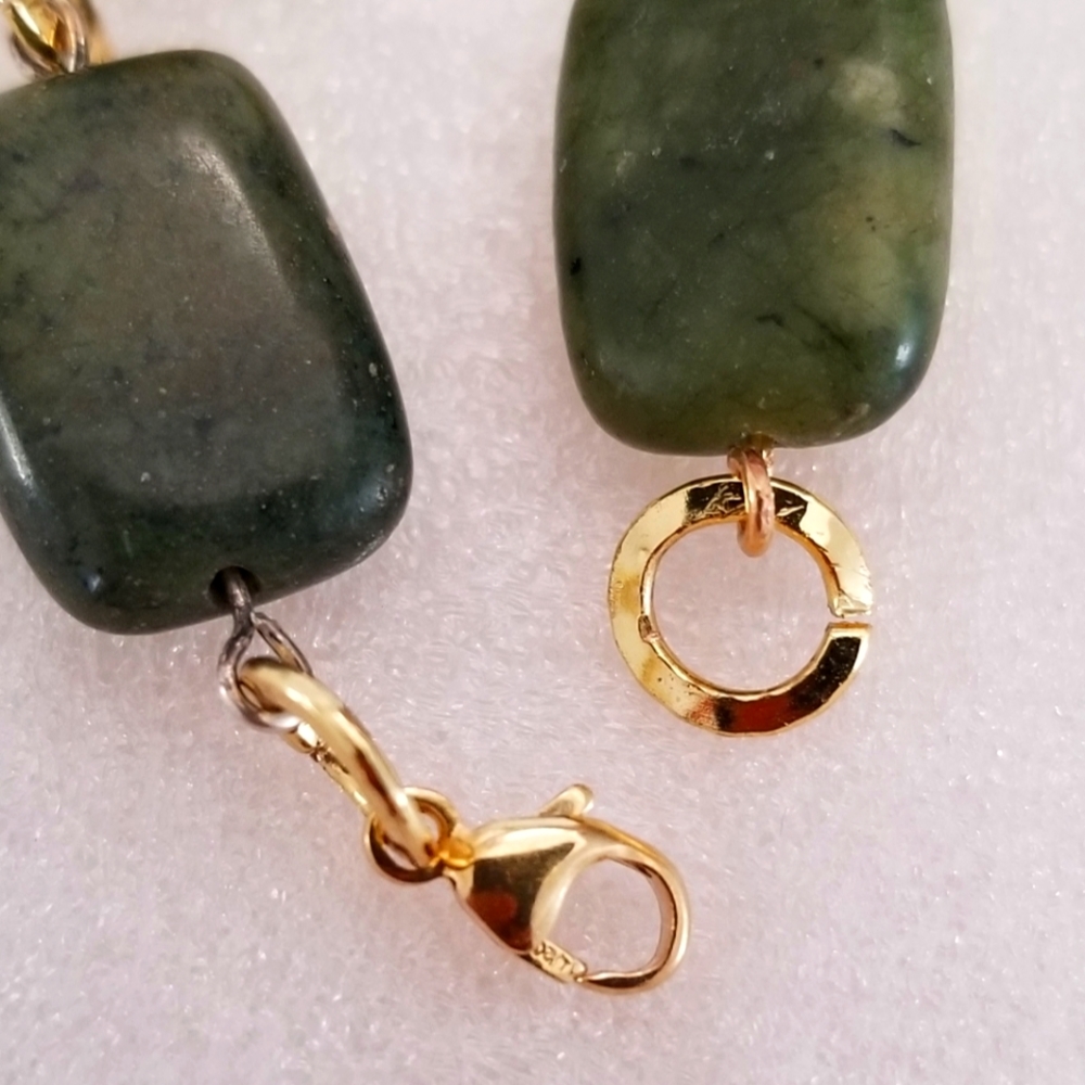 Genuine Canadian Jade Rectangular - image 3